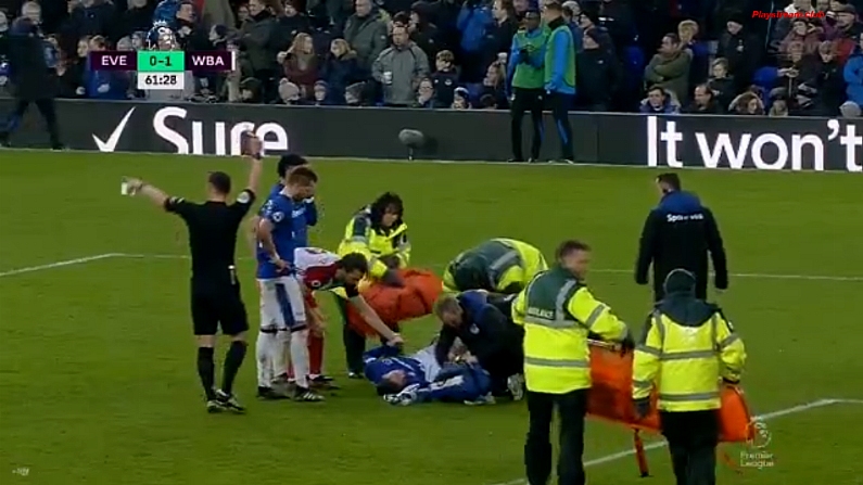 James McCarthy Suffers Horror Double Leg Break