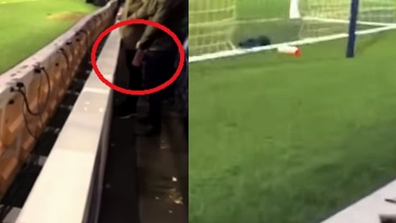 Watch: Middlesbrough Fan Arrested After Pissing In 'Keeper's Bottle