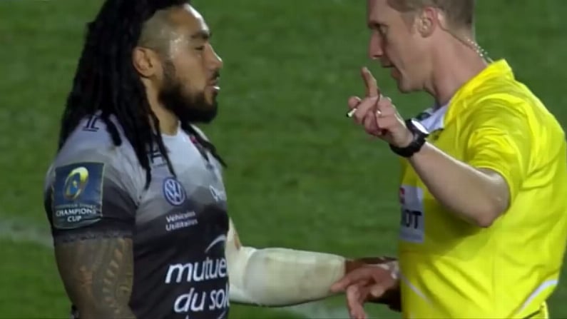 Wayne Barnes Took No Nonsense From Ma'a Nonu On Saturday