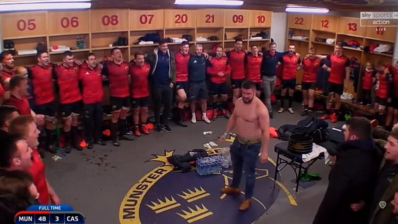 Conor Murray Explains The Story Behind Munster's Dressing Room Celebration