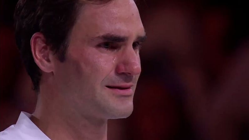 Watch: Roger Federer Could Not Hold Back The Tears After Winning 20th Grand Slam