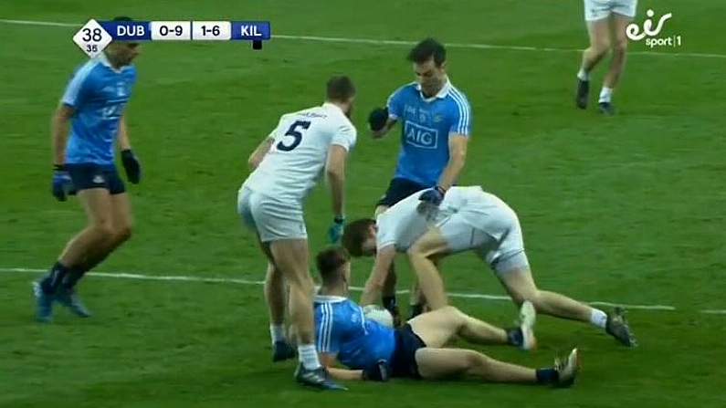 Cian O'Neill Accuses Dublin Of 'Cynical' Hit On Star Kildare Midfielder