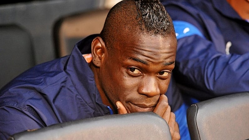 Mario Balotelli Booked For Complaining About Racist Abuse Directed His Way