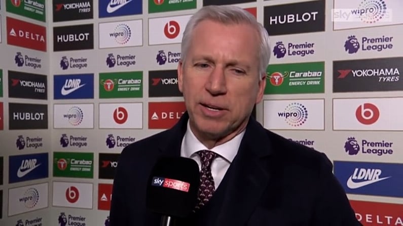 Watch: Alan Pardew Dealt Well With Odd Question From Sky Sports Reporter