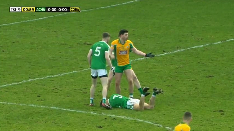 Watch: 'Disgraceful' Referee Decision Sees Corofin Player Sent-Off After Minute Of Club Semi