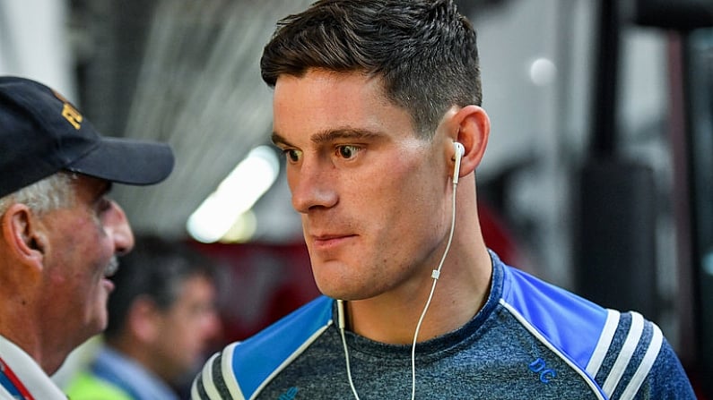 27 August 2017; Diarmuid Connolly of Dublin arrives prior to the GAA Football All-Ireland Senior Championship Semi-Final match between Dublin and Tyrone at Croke Park in Dublin. Photo by Brendan Moran/Sportsfile