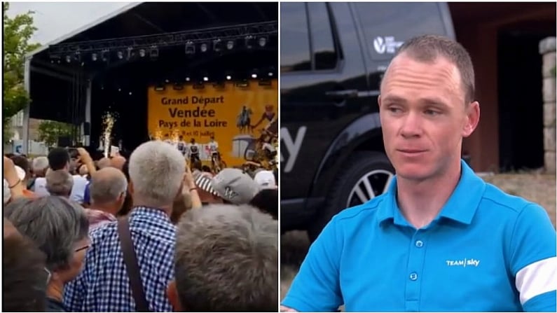 Watch: Chris Froome & Team Sky Booed At Tour De France Ceremony