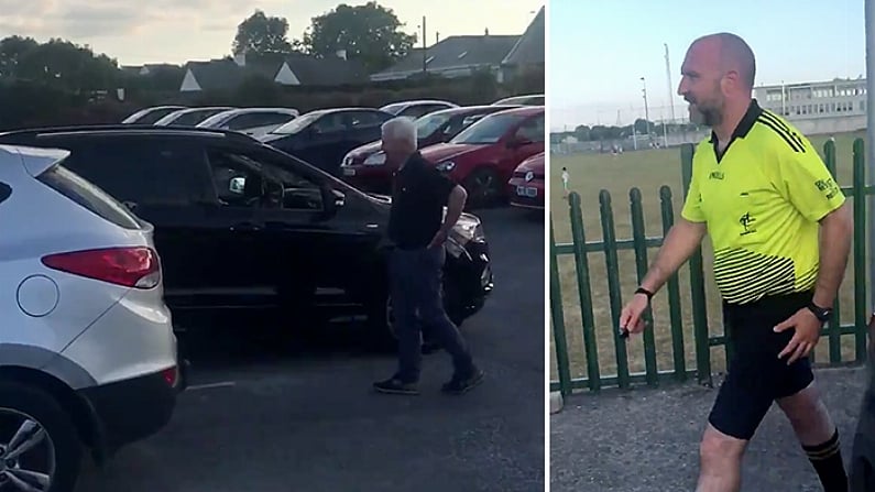 Watch: Junior Match Stopped So Referee Can Put Handbrake On Car