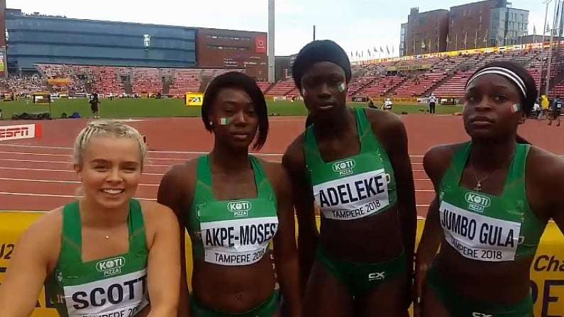 Watch: Irish 4x100 Team Storm To World Final With Electric Heat Win