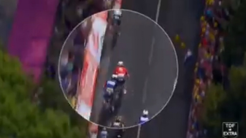 Watch: Controversial Tour De France Clash As Gaviria Accused Of Headbutt Mid-Race