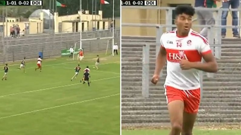 Watch: Derry's Callum Brown Scores Brilliant Solo Goal Vs Mayo