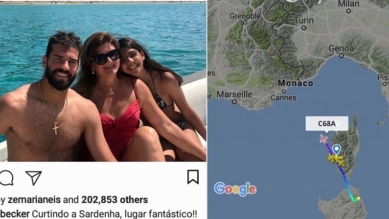 Liverpool Fans Detective Work On Alisson's Location Is Peak Silly Season