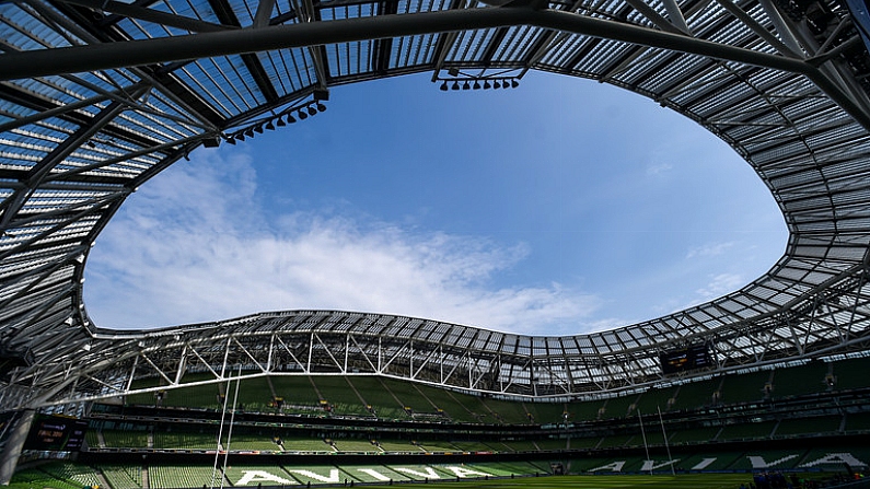 26 May 2018; A general view of the Aviva Stadium prior to the Guinness PRO14 Final between Leinster and Scarlets at the Aviva Stadium in Dublin. Photo by David Fitzgerald/Sportsfile