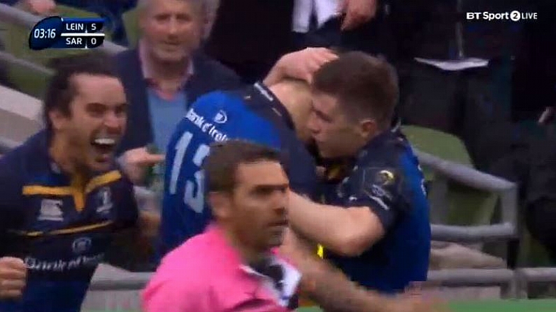 Watch: Scintillating Rugby Gets Leinster Off To Glorious Start Against Saracens