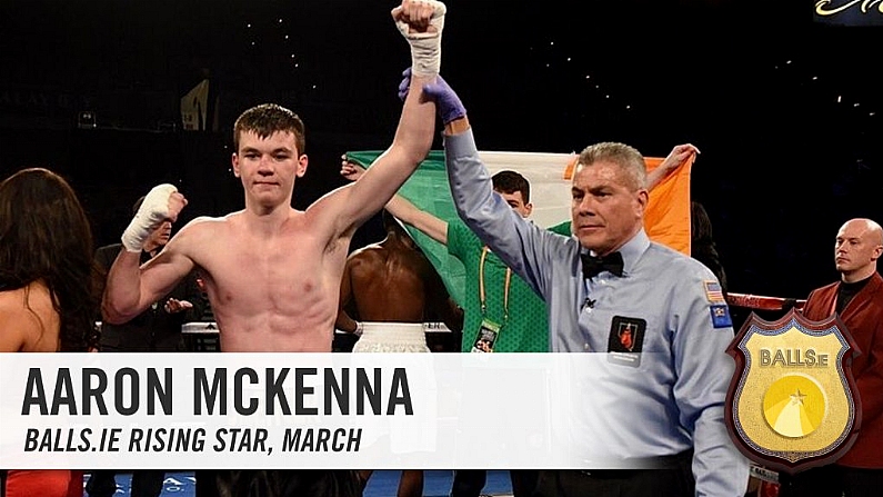 Rising Star: The Irish Boxer With A First Round Knock-Out Live On ESPN