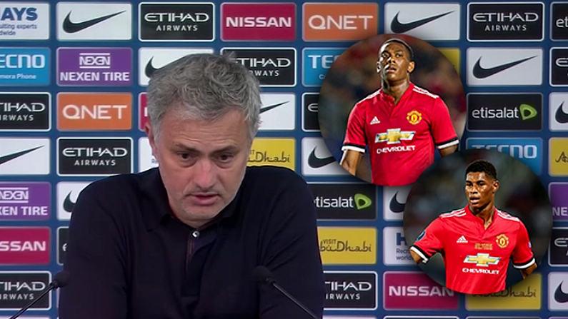 Mourinho Only Has 'Dry Answers' For Benched Rashford & Martial