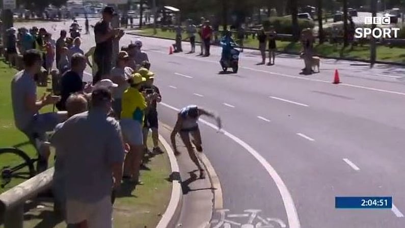 Distressing Scenes As Scottish Runner Collapses During Commonwealth Games Marathon