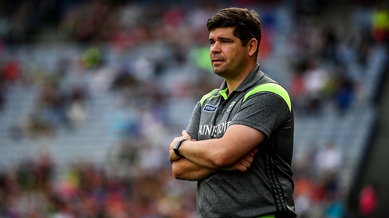 26 August 2017; Kerry manager Eamonn Fitzmaurice during the GAA Football All-Ireland Senior Championship Semi-Final Replay match between Kerry and Mayo at Croke Park in Dublin. Photo by Ramsey Cardy/Sportsfile