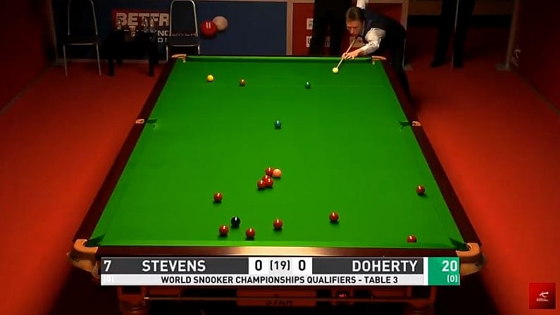 Watch Live: Ken Doherty Faces Matthew Stevens For Place At World Snooker Championships