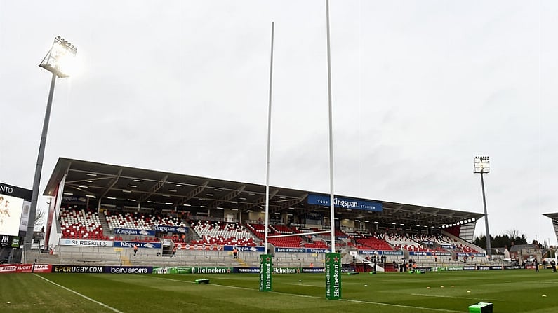 10 December 2016; A general view of the Kingspan Stadium before the European Rugby Champions Cup Pool 5 Round 3 match between Ulster and ASM Clermont Auvergne at the Kingspan Stadium in Belfast. Photo by Oliver McVeigh/Sportsfile