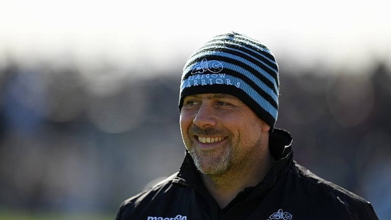 21 May 2016; Glasgow Warriors assistant coach Dan McFarland during the Guinness PRO12 Play-off match between Connacht and Glasgow Warriors at the Sportsground in Galway. Photo by Stephen McCarthy/Sportsfile