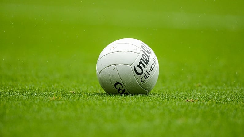 20 August 2017; A general view of a football during the Electric Ireland GAA Football All-Ireland Minor Championship Semi-Final match between Cavan and Kerry at Croke Park in Dublin. Photo by Piaras O Midheach/Sportsfile