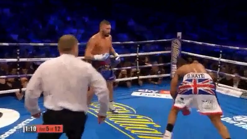 Watch: Bellew Floors Haye 3 Times In 5 Rounds Before Stoppage