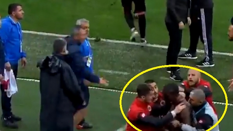 Watch: Paul Pogba's Brother Takes Himself Off, Gets Attacked By His Team-Mates