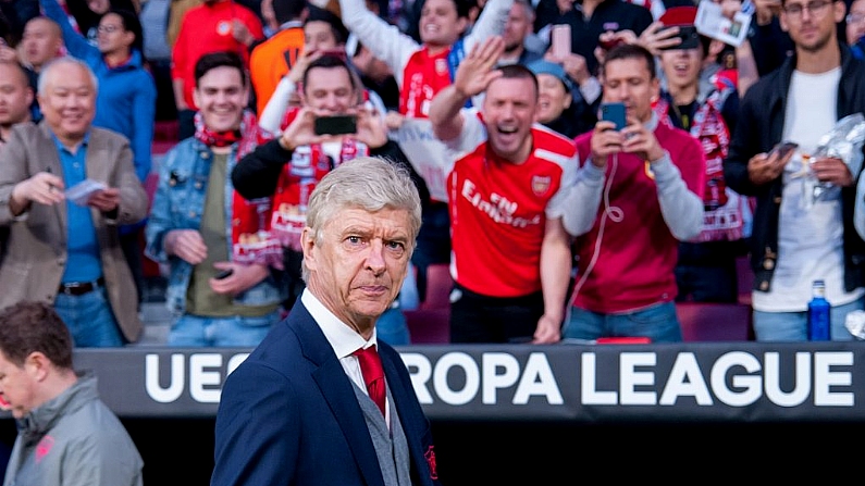 Huddersfield Fans Were Not Buying Arsenal Fans' Wenger Send Off