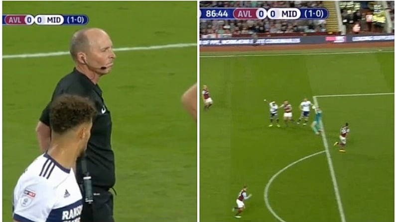 Watch: Mike Dean Completely Bottles A Big Decision Leaving Middlesbrough Fans Furious