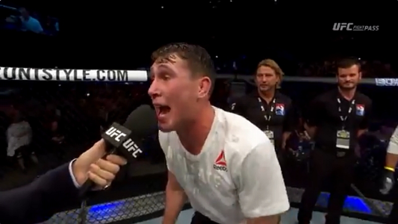 Watch: UFC's Darren Till Launches Into Tirade After Controversial Win