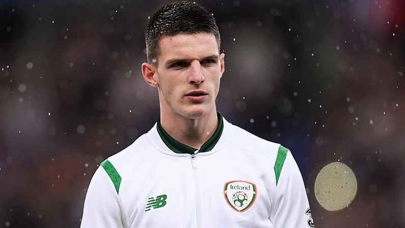 28 May 2018; Declan Rice of Republic of Ireland prior to the International Friendly match between France and Republic of Ireland at Stade de France in Paris, France. Photo by Stephen McCarthy/Sportsfile