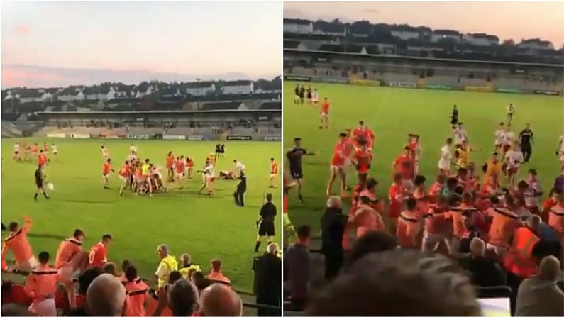 Watch: Shameful Scenes As Mass Brawl Mars Armagh/Tyrone Under-20 Clash