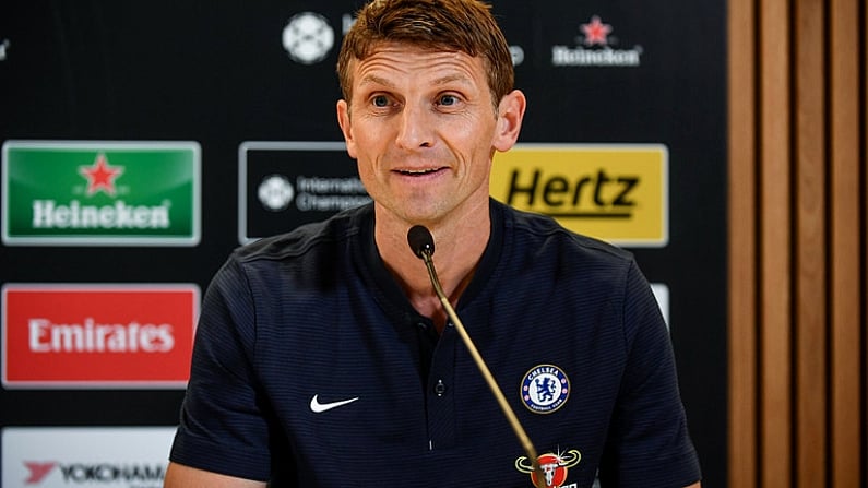 13 June 2018; Former Chelsea player Tore Andre Flo in attendance during an International Club Game Announcement which will see Arsenal play Chelsea on the 1st of August 2018 at Aviva Stadium, in Dublin. Photo by Sam Barnes/Sportsfile