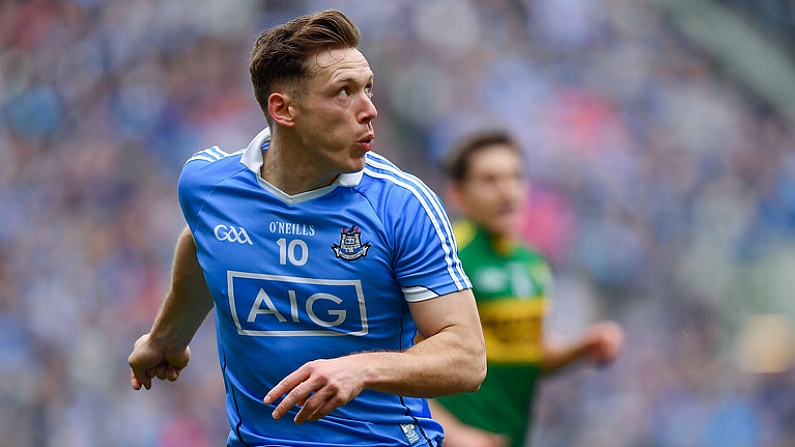 9 April 2017; Paul Flynn of Dublin during the Allianz Football League Division 1 Final between Dublin and Kerry at Croke Park in Dublin. Photo by Ramsey Cardy/Sportsfile