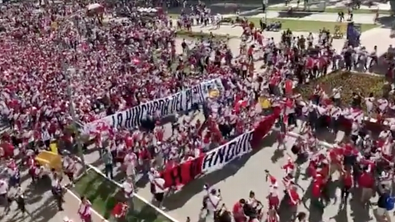 Watch: Peru Fans Stake Claim As Best Fans At The World Cup