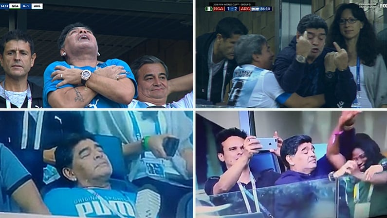 Argentina's Last Gasp Win Told Through The Medium Of Diego Maradona