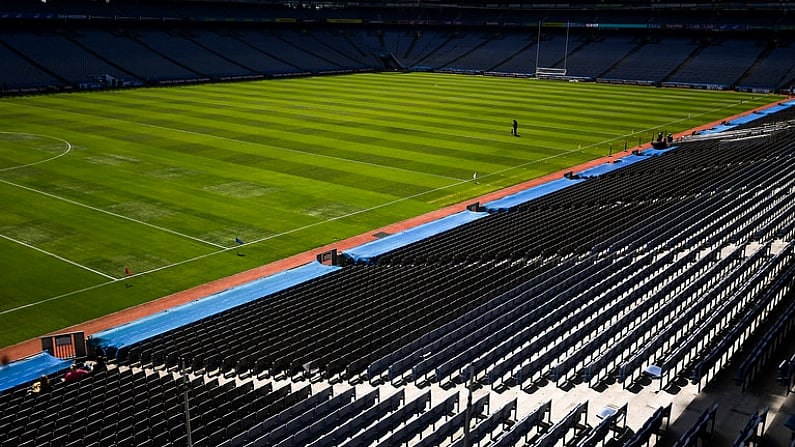 24 June 2018; A general view of Croke Park prior to the Leinster GAA Football Senior Championship Final match between Dublin and Laois at Croke Park in Dublin. Photo by Stephen McCarthy/Sportsfile