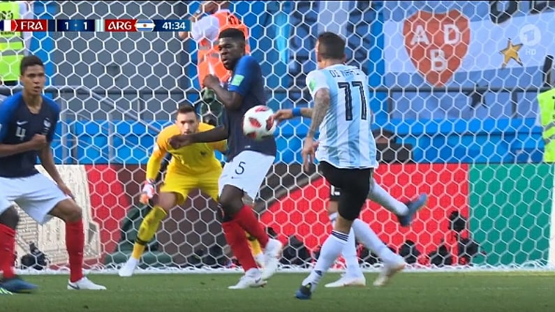 Watch: Angel Di Maria Launches Boom-Missile To Haul Argentina Level Against France