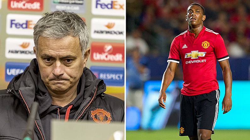 Anthony Martial Fined As Mourinho Casts Doubt On His Future At Man Utd