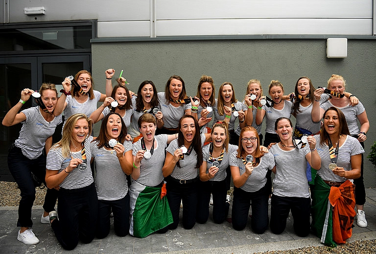 Ireland Hockey Team Homecoming