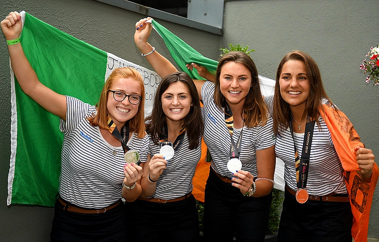 Ireland Hockey Team Homecoming