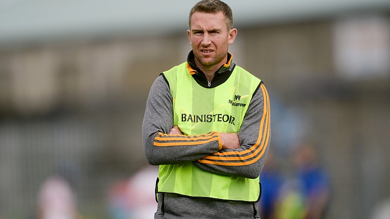 19 August 2017; Kilkenny manager Eddie Brennan before the Bord Gais Energy GAA Hurling All-Ireland U21 Championship Semi-Final match between Kilkenny and Derry at Semple Stadium in Tipperary. Photo by Piaras O Midheach/Sportsfile