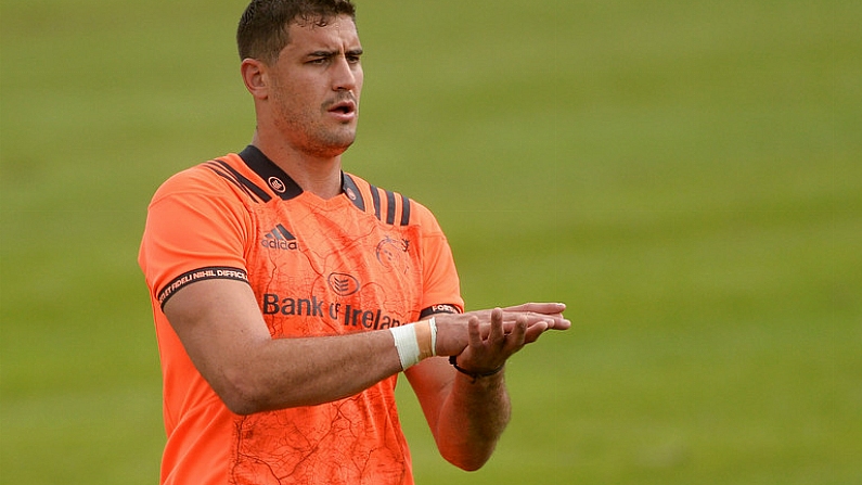 30 April 2018; Gerbrandt Grobler during Munster Rugby Squad Training at University of Limerick, Co Limerick. Photo by Piaras O Midheach/Sportsfile