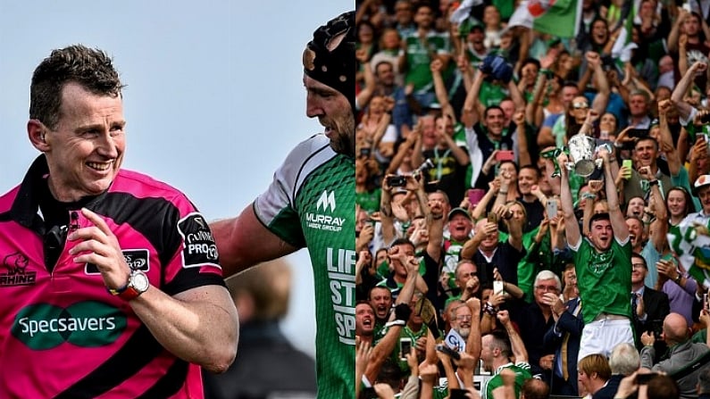 How Nigel Owens Got A Message From Inside The Limerick Dressing Room