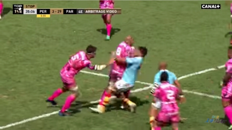 Watch: Sergio Parisse Given Shambolic Red Card In Top 14 Opener