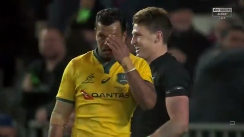 Watch: Beauden Barrett Scores FOUR Tries Against Australia