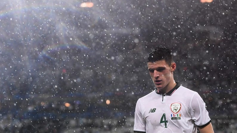 28 May 2018; Declan Rice of Republic of Ireland following the International Friendly match between France and Republic of Ireland at Stade de France in Paris, France. Photo by Stephen McCarthy/Sportsfile