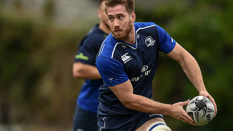 24 April 2017; Dominic Ryan of Leinster during squad training at Rosemount in Belfield, UCD, Dublin. Photo by Seb Daly/Sportsfile