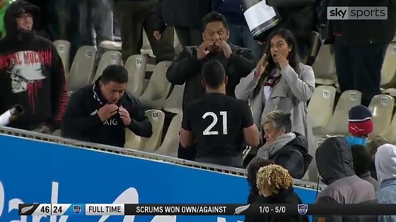 Special Moment For All Blacks Debutant As Family Perform Stirring Haka